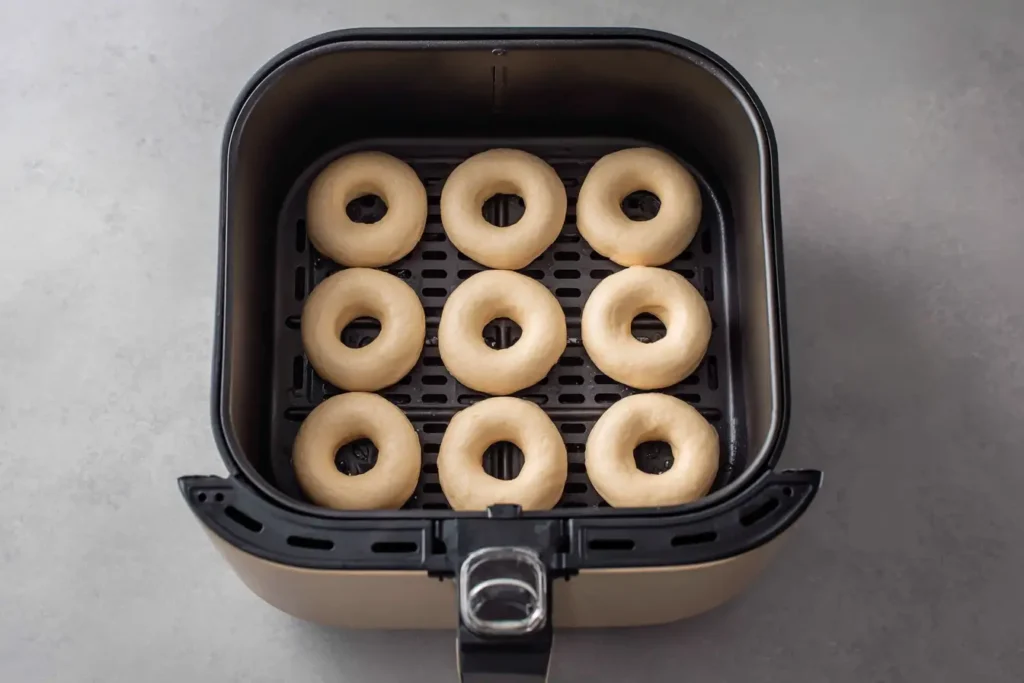 serving air fryer donuts